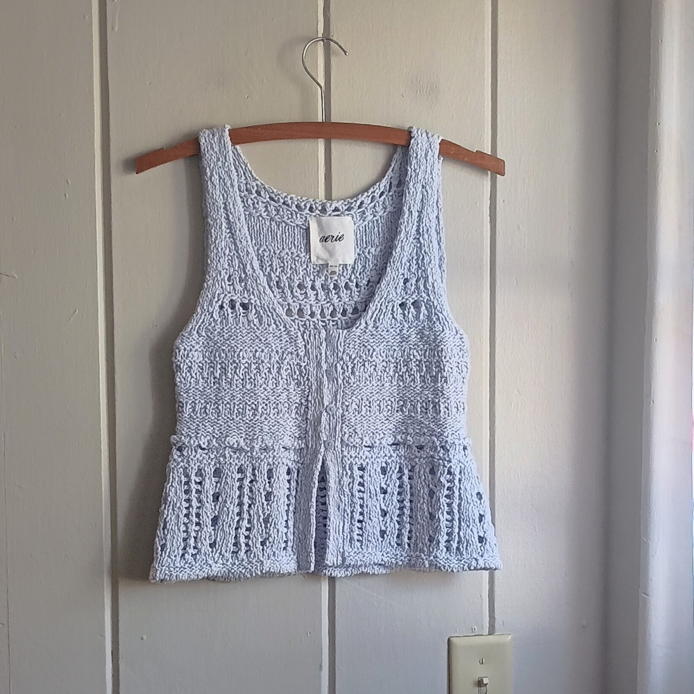 Aerie Crochet Tank Top